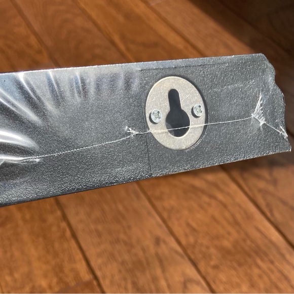 Black Corner Shelf Small Floating Shelves Hardware Holds 5 lbs PVC NEW 11x5” - Picture 4 of 14